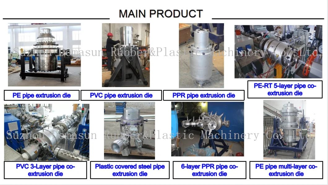 Stronger Multi-Layer PE PP PPR PVC Pipe Machine Extrusion Tooling Plastic Extrusion Line Die Head Water Pipe Extrusion Mould Plastic Mould